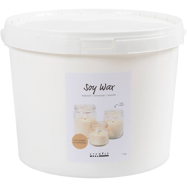 DIY Kit Sojavoks, til stearinlys i beholdere, 5 kg/ 1 pakke (73429)