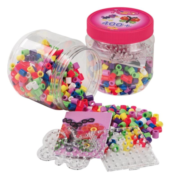 HAMA Beads Hama - Maxi-perler 400 perler + 2 stiftplader (388791)