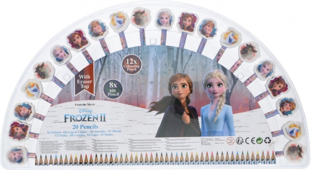 Disney Kids Licensing - Disney Frozen - 20-pak blyanter med viskelæder (017407020)