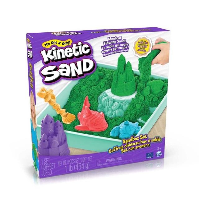 Kinetic Sand Sandkasse-sæt - grøn (6067479)