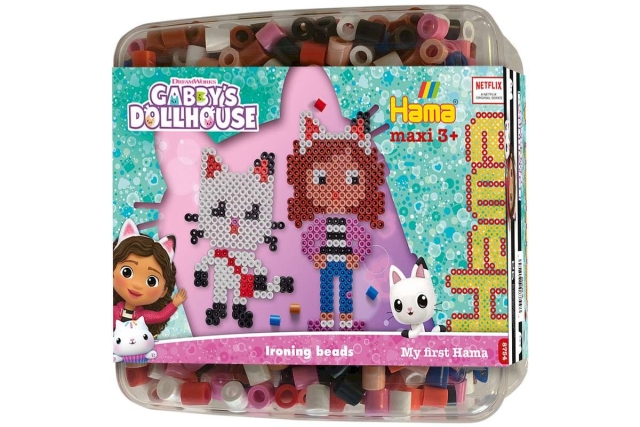 HAMA Beads Hama - Maxi perler og stiftplade - Gabbys dukkehus (388754)