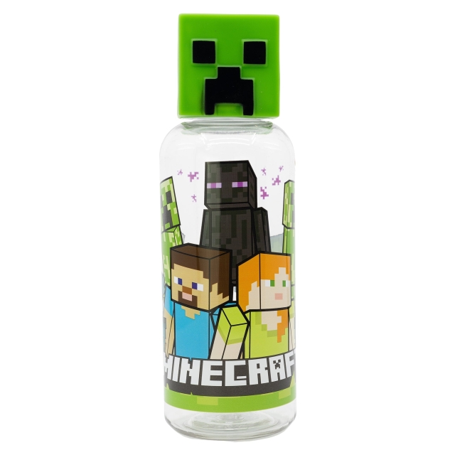 STOR Vandflaske m/3D-figur 560 ml - Minecraft (088808723-40413)