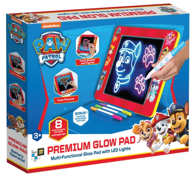Paw Patrol Tegneplade - Premium Glow Pad (AM-5119)