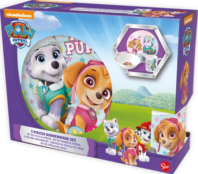 Paw Patrol Stor - 3 pcs. Gift Set - Paw Patrol (40655)
