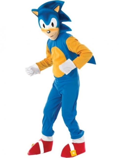 Rubies Klassisk kostume - Sonic (104 cm)