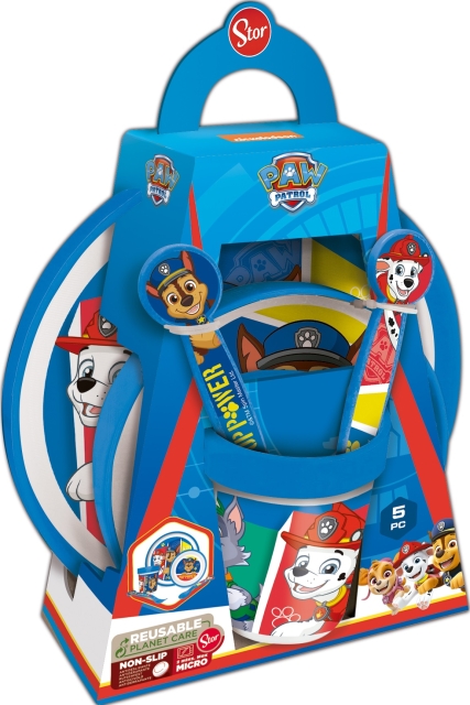 STOR Skridsikkert frokostsæt - Paw Patrol (088808705-74681)