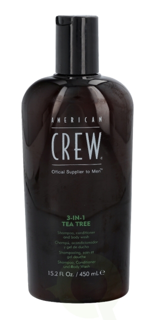 American Crew Tea Tree 3In1 Shampoo Conditioner & Body Wash 450 ml