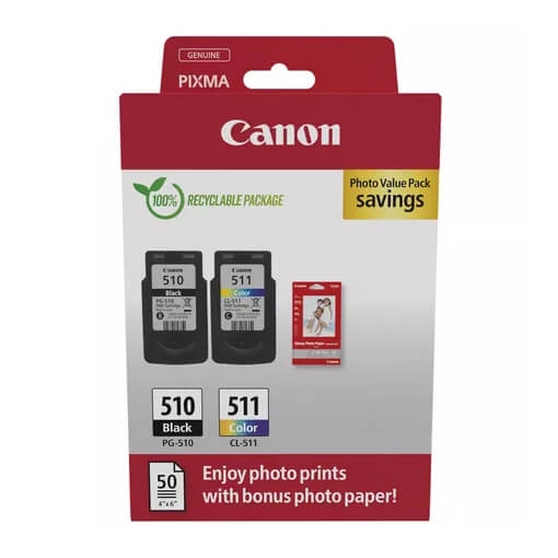 Canon Blæk 2970B017 PG-510/CL-511 Multipack