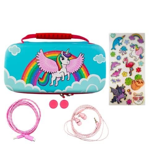 iMP TECH Over the Rainbow Unicorn Case 7-i-1 Switch Lite