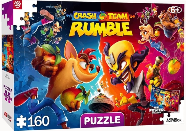 Good Loot Børn og unge: Crash Rumble Heroes Puslespil - 160