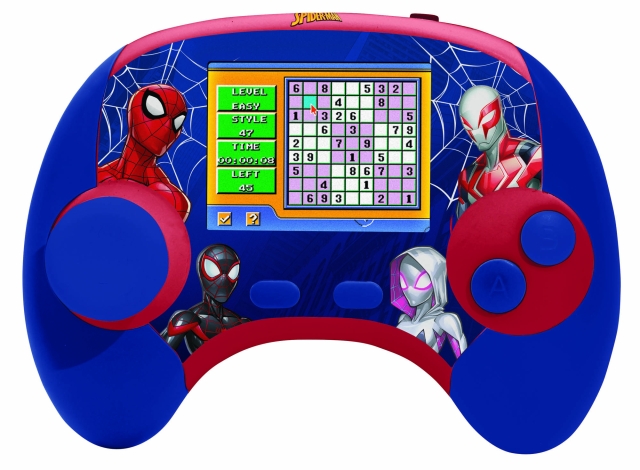 Lexibook Spider-Man pædagogisk tosproget konsol med LCD-skærm (EN/FR) (JCG100SPi1)