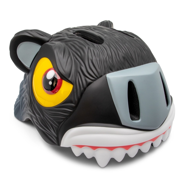 Crazy Safety Panther cykelhjelm - sort (49-55 cm) (100101-04-01)