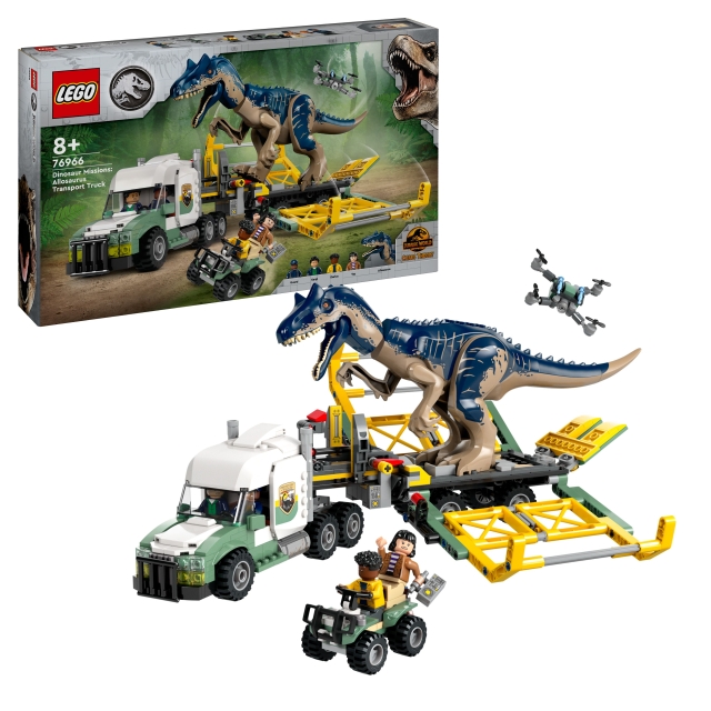 LEGO Jurassic World - Dinosaur Missions: Allosaurus-transportbil (76966)