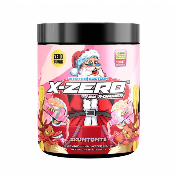 X-GAMER Energidrikpulver X-Zero 160 gram Skumtomte