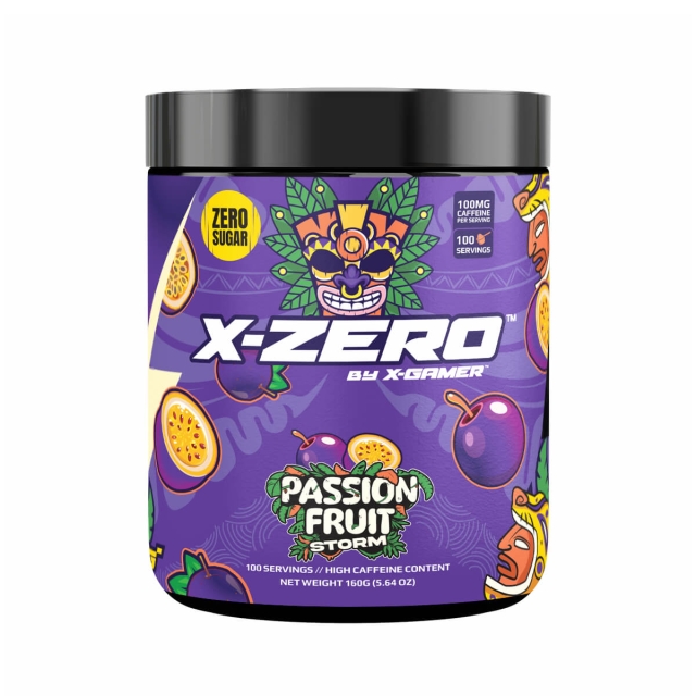 X-GAMER Energidrikpulver X-Zero 160 gram Passion Fruit