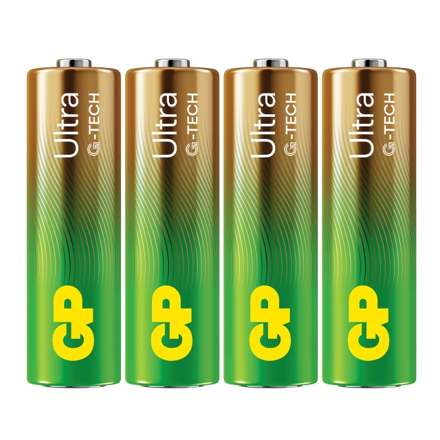 GP Batteri Ultra Alkaline AA LR6 4-Pak
