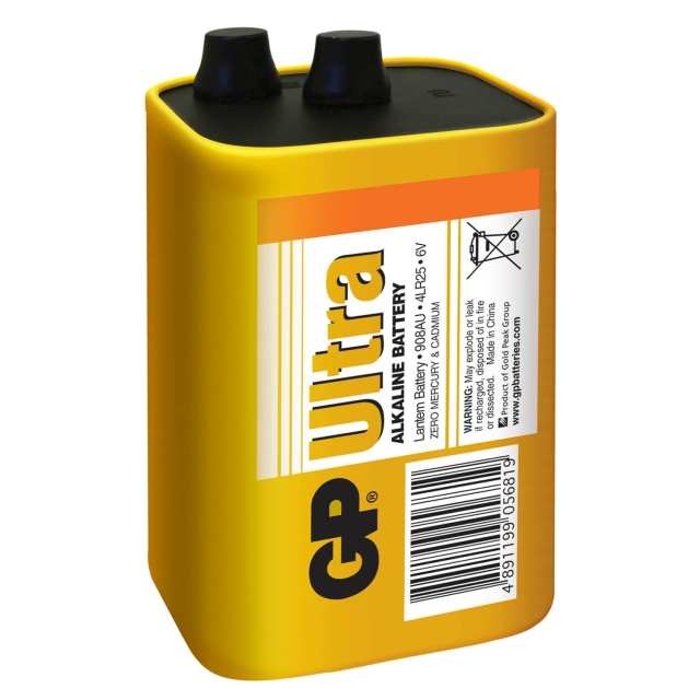GP Batteri 6V 4LR25/908AU Alkaline 1-Pak
