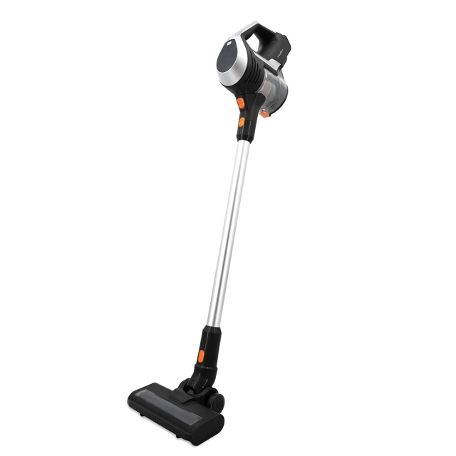 Nedis Stick Støvsuger | 130 W | 25.9 VAC | Motoriseret børste med integreret belysning | 10000 Pa | HEPA luftfilter | Orange / Sort
