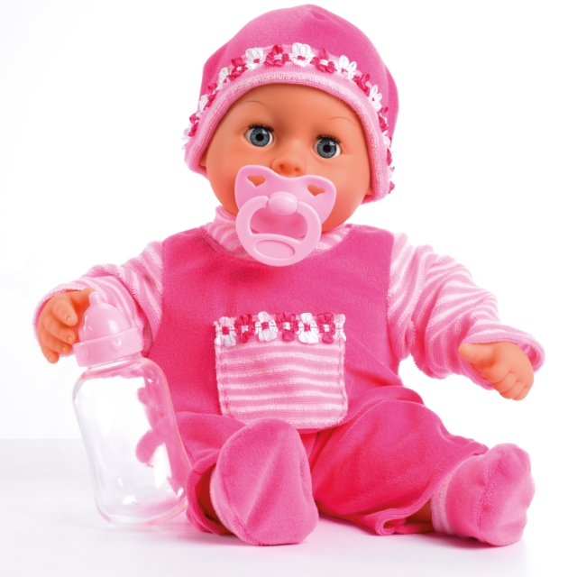 Bayer Dukke - First Words Baby - Pink 38 cm (93825AA)