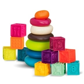 B Toys One Two Squeeze & Skipping Stones-sæt - (701971)