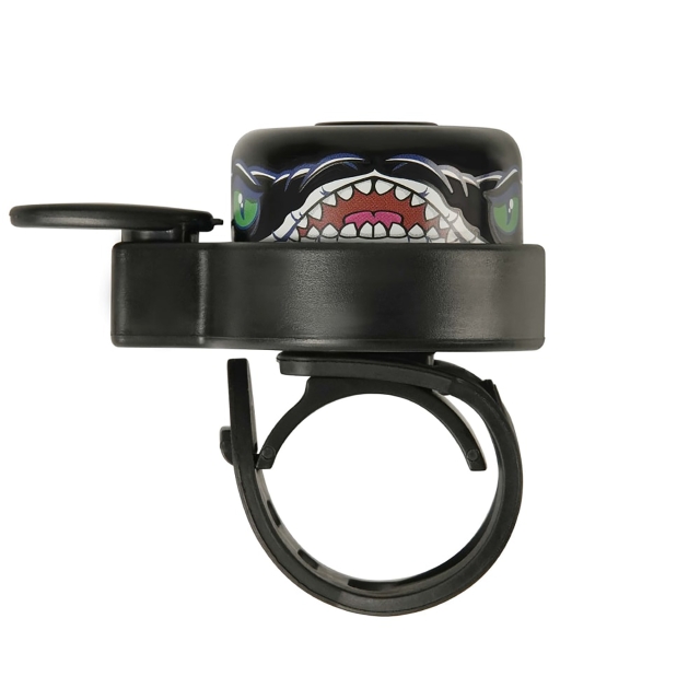 Crazy Safety Black Dragon cykelklokke til børn - One size