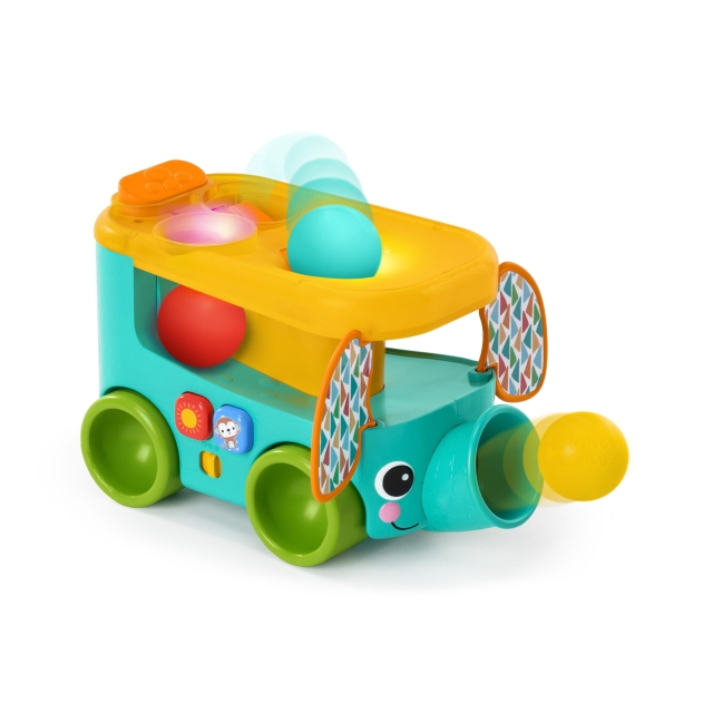 Bright Starts Pop & Roll Safari Bus™ Legetøj med bolde - (BS-16827)