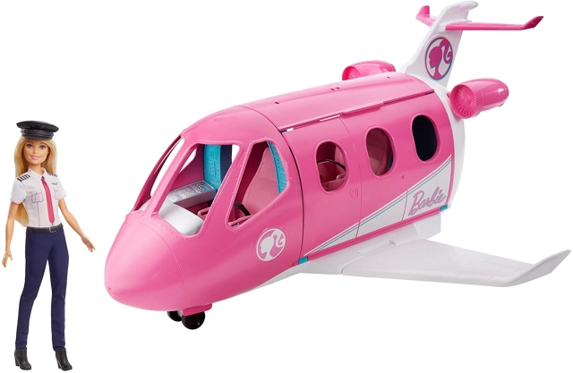 Barbie Drømmefly med pilotdukke (GJB33)
