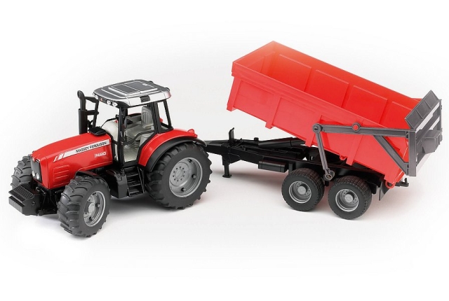 Bruder Massey Ferguson 7480 med tipvogn (02045)
