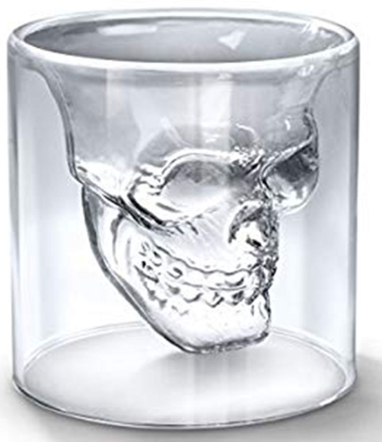 Winkee Skull Shot-glas - 25 ml, sæt med 4 stk
