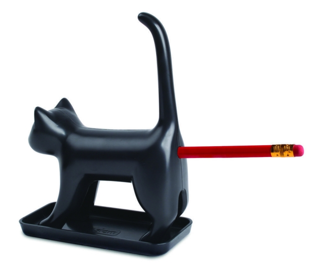 Winkee Blyantspidser - Sharp end Cat Black med lyd - Sort