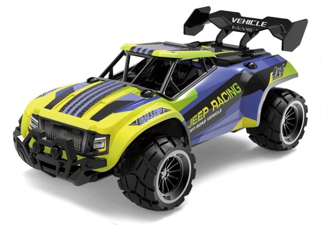 TEC-TOY Jeep Racing - R/C 1:20 2,4G 3,7V Li-ion - Blå/gul
