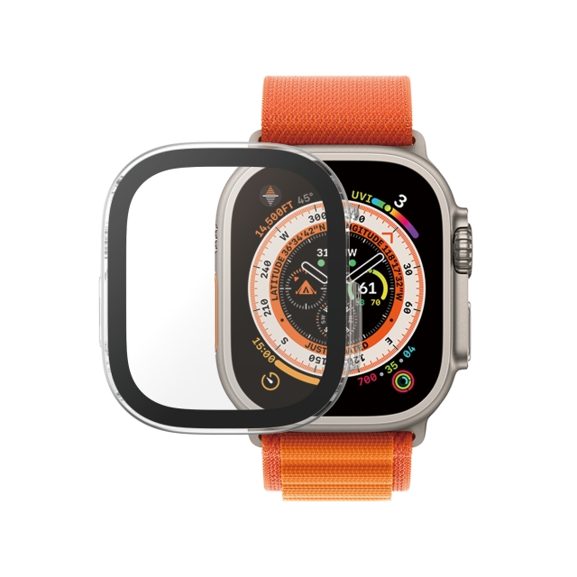 PanzerGlass Skærmbeskytter med D3O Full Body Apple Watch Ultra - 49mm - Transparent