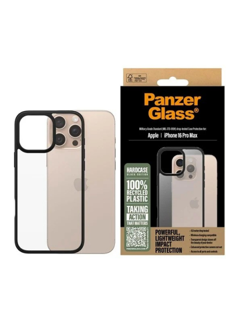 PanzerGlass HardCase - iPhone 16 - Sort