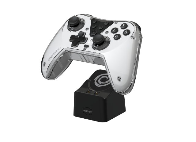 Oniverse Nintendo Switch Astralite Controller Wireless Smoked White inkl. Opladningsstation