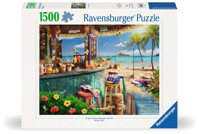 Ravensburger Puslespil - Beach Bar Breezes, 1500 brikker (12000743)
