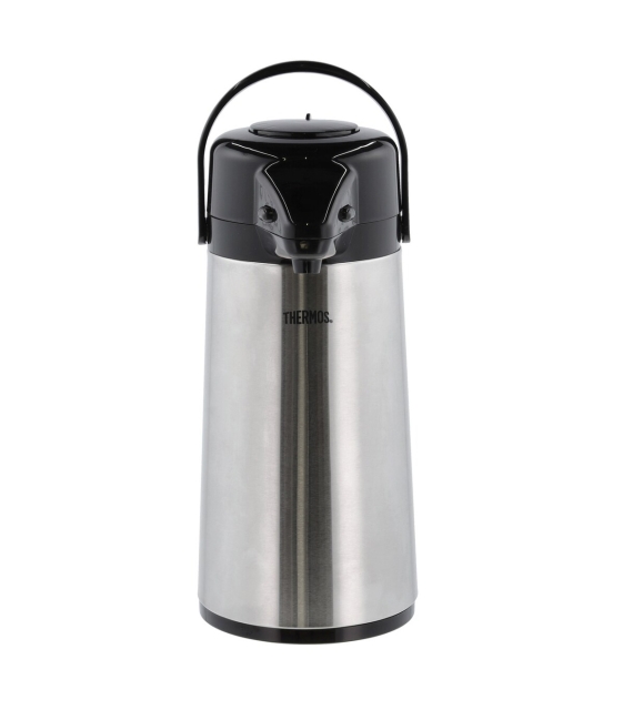 Thermos Kande med pumpe 1,9L - Stål/Sort (15095)