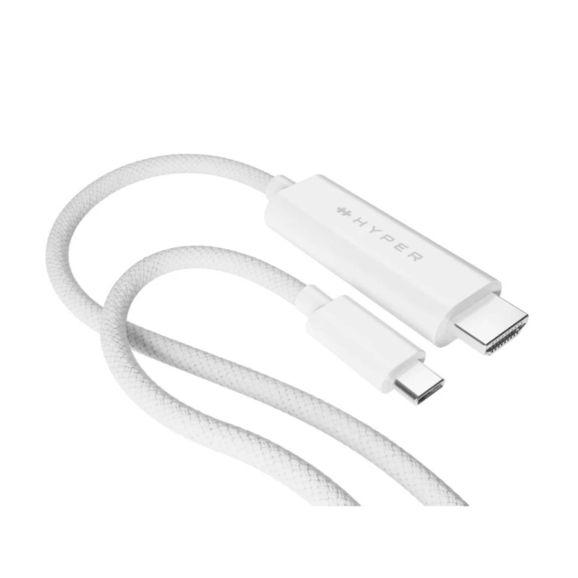 Targus Hyper - 4K USB-C til HDMI-kabel - hvid