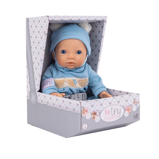 Tiny Treasure s - My First Tiny Treasures Doll and Dollhouse - Blue ( 30472 )
