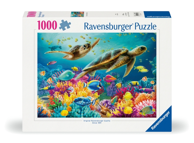Ravensburger Puslespil Blå undervandsverden 1000p (12000577)