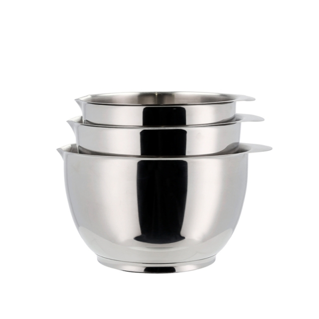 Rosti Margrethe-skål - Sæt med 3 - Stål (23921)