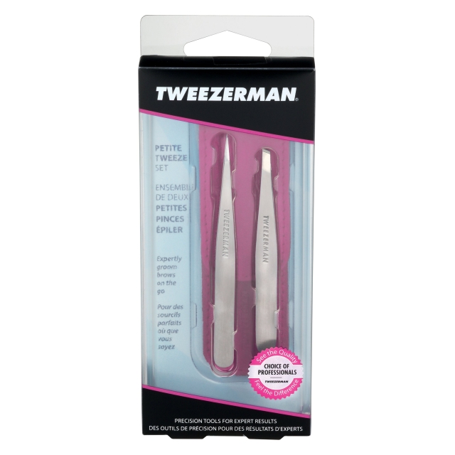 Tweezerman Petite Tweeze-sæt - pink