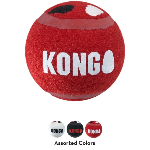Kong Signature Sport-bolde 3-pak 6,5 cm M - (KongSKSB22E)