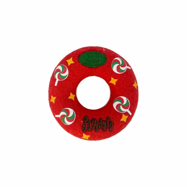 Kong Holiday Airdog squeaker Donut M