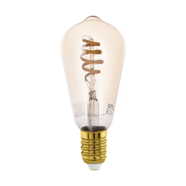 Eglo E27 ST64 spiral, rav - TW - Zigbee, Bluetooth