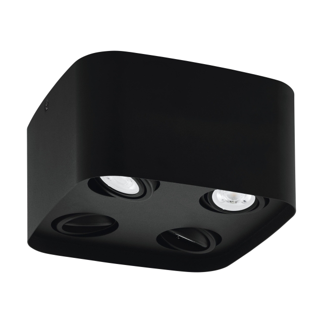 Eglo Caminales-Z loftslampe sort 24x24 - RGB + TW - Zigbee, Bluetooth