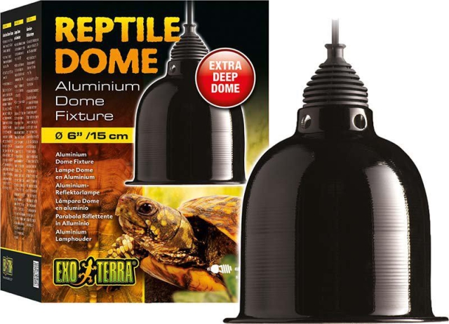 Exoterra Reptilkuppel Lille Ø15Cm Max 75W - (220.7076)