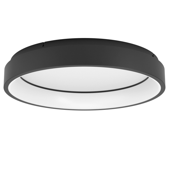 Eglo Marghera-Z loftslampe sort Ø60 - RGB + TW - Zigbee, Bluetooth