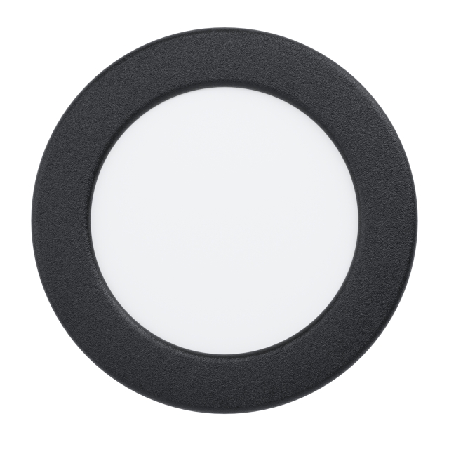 Eglo FUEVA 5 INDBYGGET \\u00d8117 5.5W 650LM SORT - 117mm diameter, 26mm højde