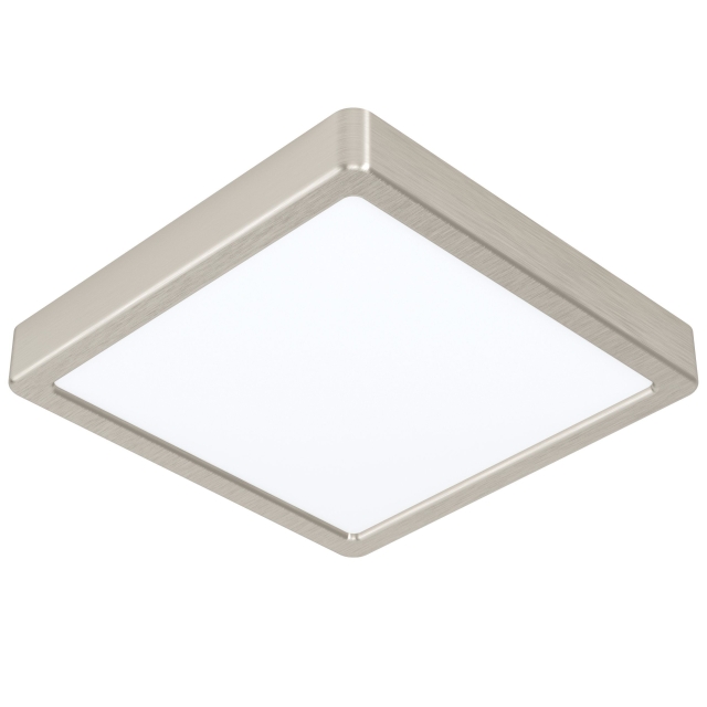 Eglo Fueva-Z loftslampe i børstet stål 21x21 - TW - Zigbee, Bluetooth
