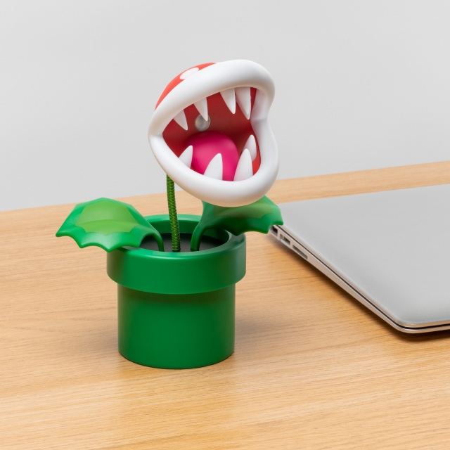 Paladone Mini Piranha Plant lampe, der kan stilles op